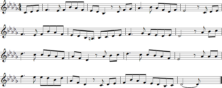 Londonderry Air Sheet Music for Ocarina
