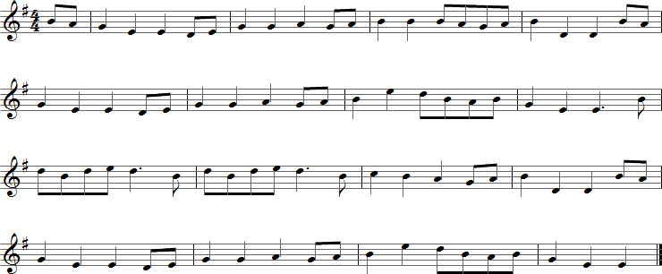 The Parting Glass Sheet Music for Ocarina