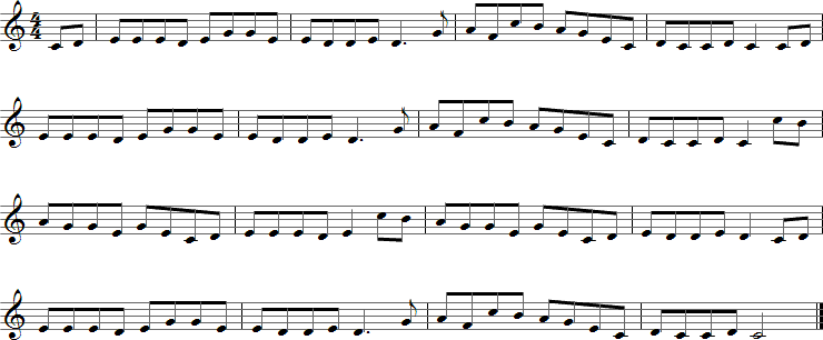 The Wearing of the Green Sheet Music for Ocarina